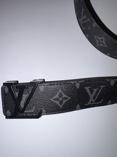 LOUIS VUITTON BLACK LEATHER