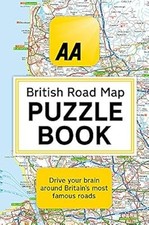 The AA British Road Map Puzzle Book: These highly-addictive brain games will mak