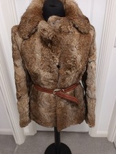 Womans Brown Coney Rabbit Fur