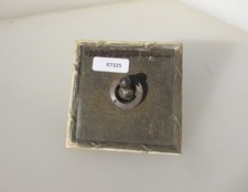 Vintage brass light switch - vintage,