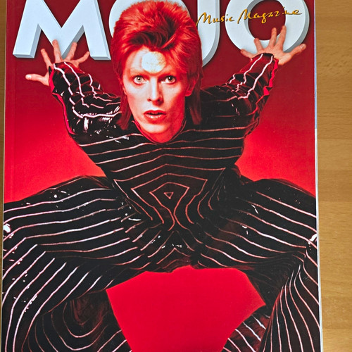 Mojo music magazine red cover - music,