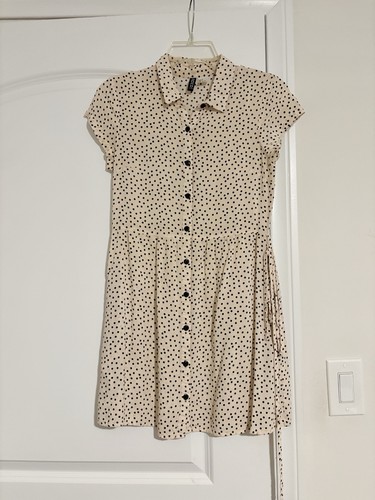 Divided beige mini shirt - h&m,