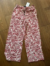 Zara Red Cream Damask Print