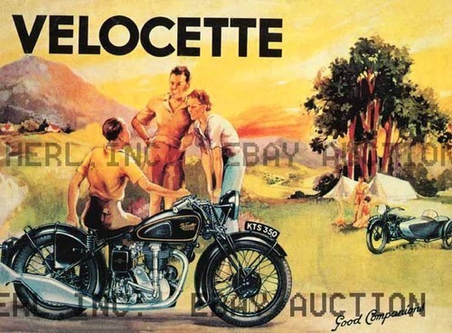 Velocette 350 kts motorcycle - velocette,