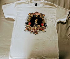 Rory Gallagher Rare Tattoo Front And Back Print T-shirt Size Large Brand New