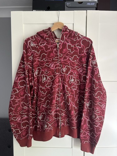 Vintage bape red neon camo - vintage,