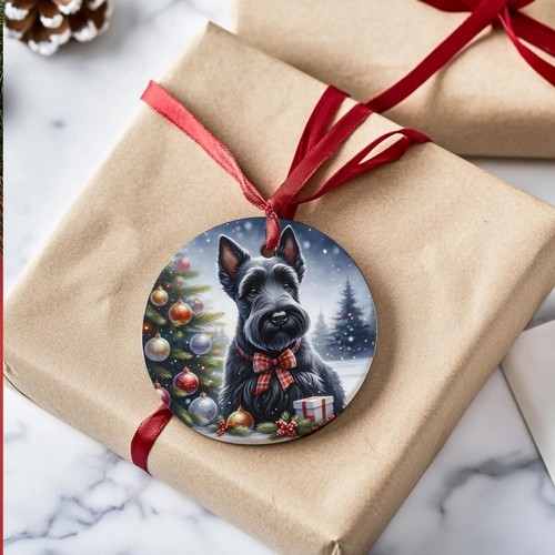 Scottish terrier christmas - terrier,