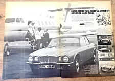 JAGUAR SERIES 2 S2 - XJ XJC + GKN 1970s - FRAMEABLE ORIGINAL CLASSIC CAR ADVERT