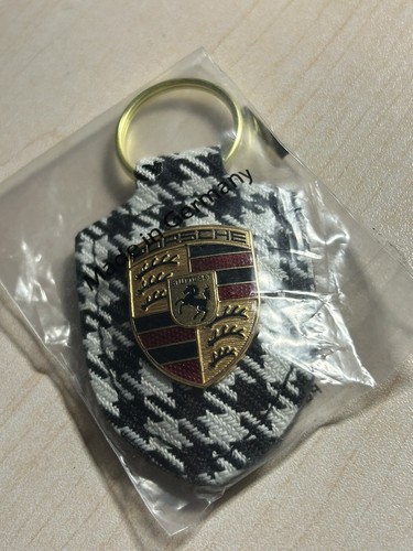 Porsche pepita key ring - porsche, fob