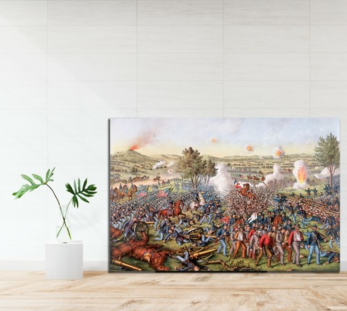 American civil war battle - american,