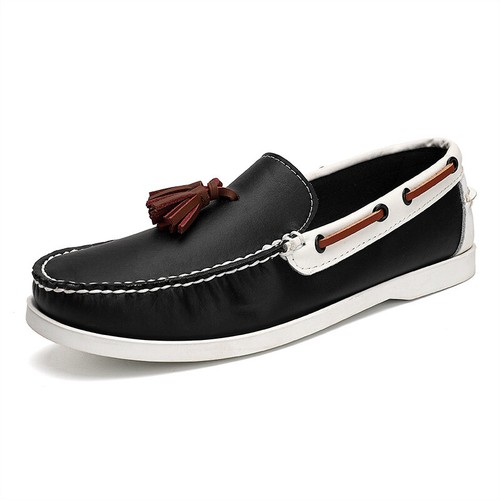 Mens quality black leather - mens,