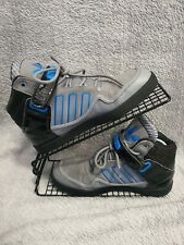 Adidas Vintage Hi-Top Trainers Adi Rise 2.0 grey  black Mens junior teens Size 5