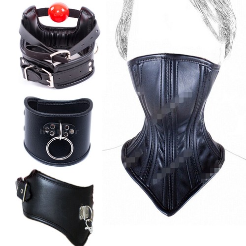 Leather neck collar posture - pu,