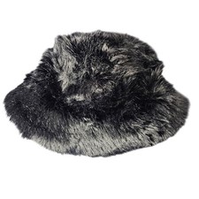 Jakke Womens Black Faux Fur