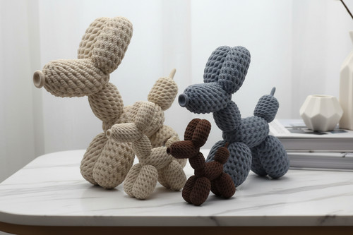 Balloon dog knitted style - balloon, dog,