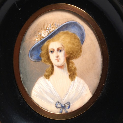 Antique hand painted portrait - antique,