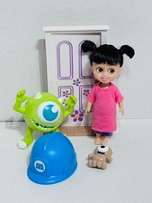Disney Store Animators Collection Pixar Boo Monsters Inc Mini Doll Playset Rare