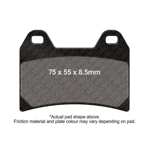 Ebc double brake - double, pad