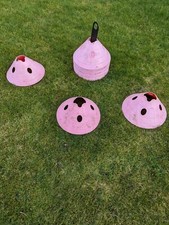 40 PINK Big Marker / Giant Cones for Sport Training Rugby Athletics Football