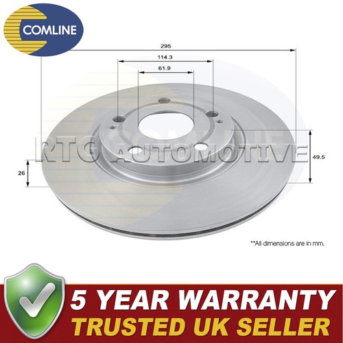 Comline front brake disc - brake,