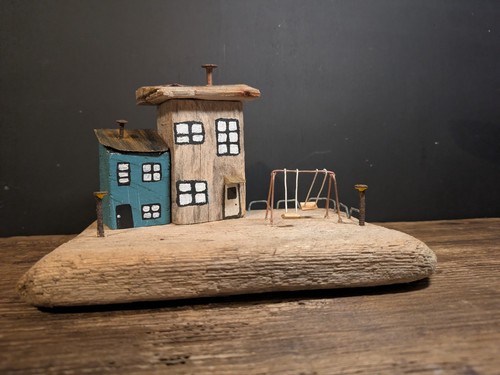 Driftwood village scene - driftwood,