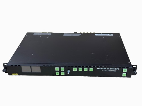 Evertz 5601msc master clock - evertz,