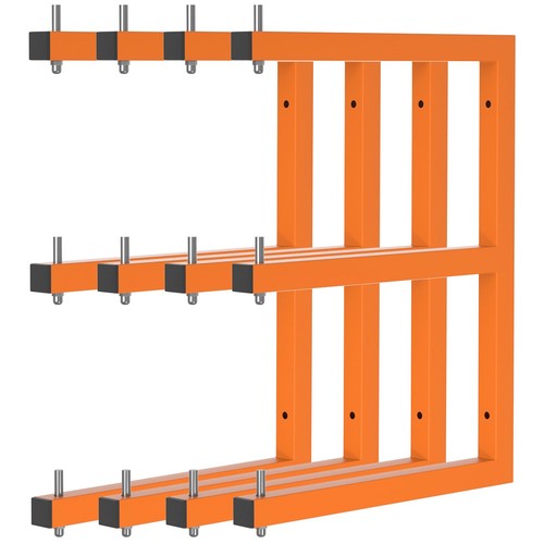 Lumber rack wall - lumber,