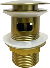 BELZ Sink Drain Fitting with Overflow, Pop Up Drain Valve for Washbasin