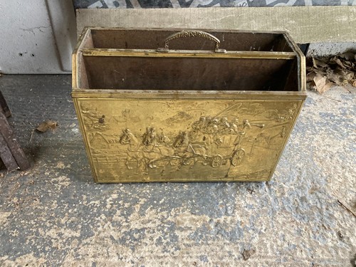 Brass wooden magazine - brass,