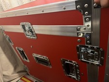 Mixer Flight Case 12U Red