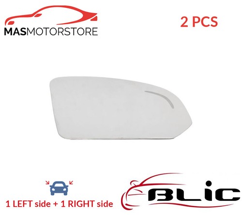 Rear view mirror glass - rear, pair