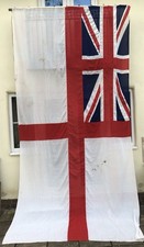 Large Royal Navy White Ensign Flag 15ft x 7'6" Stamps & RN Arrow 1984 Falklands