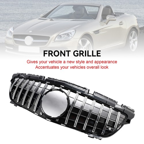 Chrome front radiator grill - front,