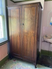Antique Wooden Wardrobe with 2