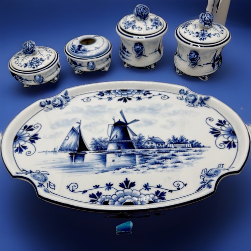 Delft blue white - blue,
