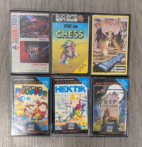 Commodore vic game cassette - vic-20,