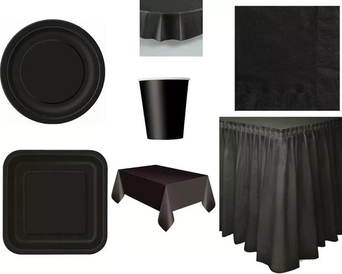 Solid colour party - colour, plates