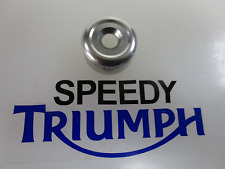 TRIUMPH BONNEVILLE T120 T100 BONNEVILLE  SCRAMBLER BAR END WEIGHT POLISHED