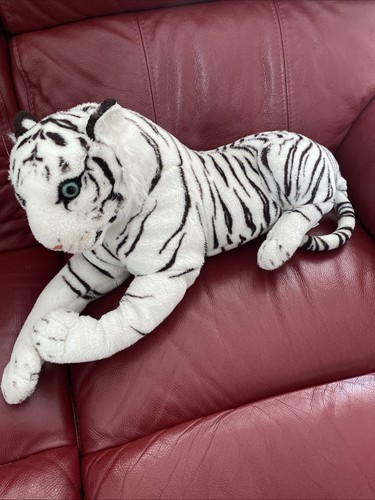 White tiger plush - white,