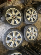 Jaguar X Type 17” Alloy Wheels X4 With Tyres 225/45/17 S Type Oem Ford 5x108