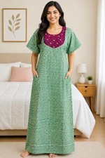 Indian Night Dress Cotton