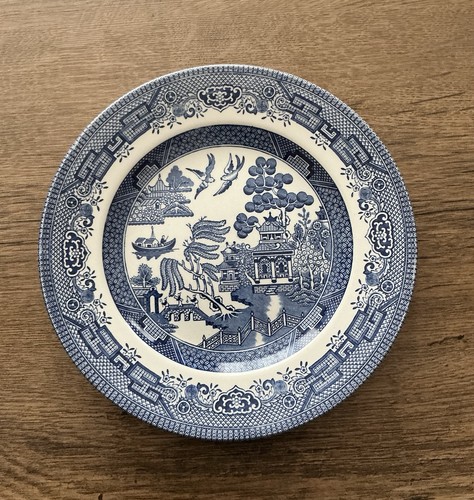 Vintage churchill blue willow - vintage,