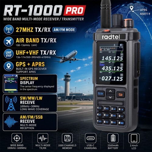 Radtel 1000 pro multi - rt-1000, multi-mode