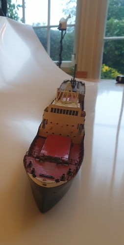Cargo ship freighter model - cargo,