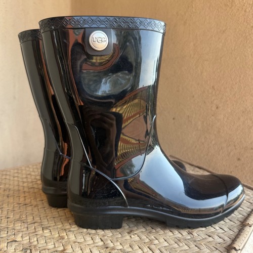 Ugg rain boots women - boots, black