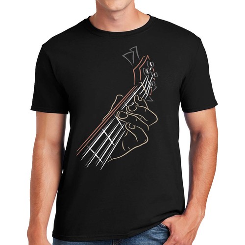 Guitar hands shirt - t-shirt, music