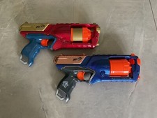 Nerf N-Strike Elite Strongarm Blaster Guns x 2. Custom Painted
