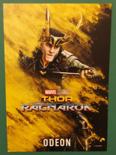 POSTCARD LOKI THOR RAGNAROK MARVEL MOVIE FILM ODEON