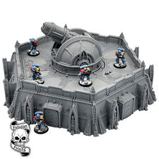Giant Grimdark Gothic Artillery Gun Fortification 28mm Wargaming Terrain Scenery