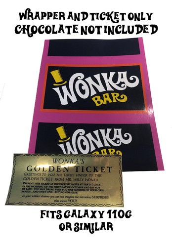 Willy wonka chocolate - wonka, wrapper